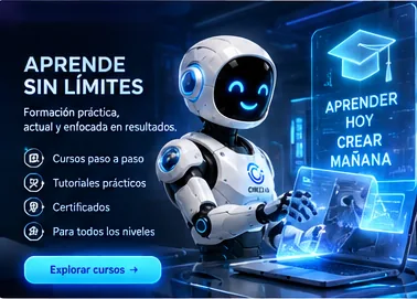 Experiencia de aprendizaje de Crece IA con CRIS y formación práctica.